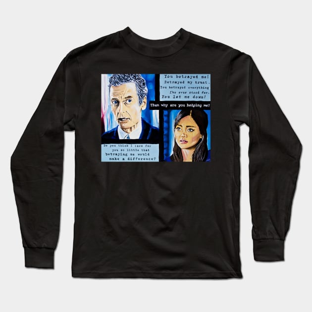 The Loyal Doctor or Clara's Betrayal Long Sleeve T-Shirt by jephwho